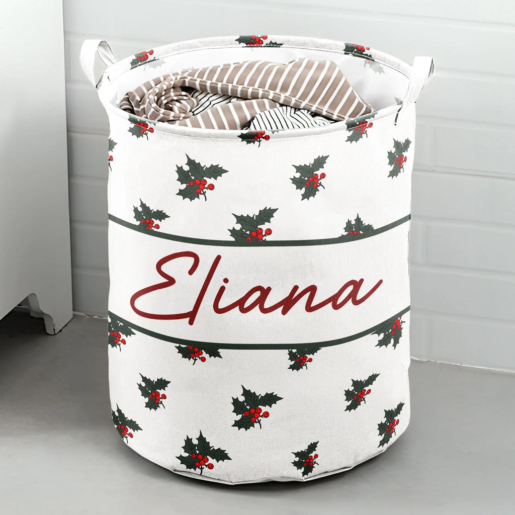 Custom Name & Birth Flower For You - Personalized Laundry Storage Basket