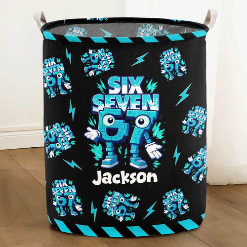Brainrot Six Seven Kid Gaming - Personalized Basket