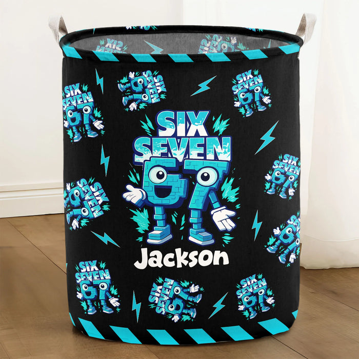 Brainrot Six Seven Kid Gaming - Personalized Basket