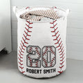 Baseball Basket - Personalized Laundry Storage Basket